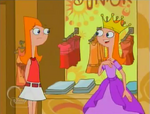 Candace meets the princess.