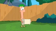 Ferb as a nude model