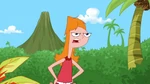 Candace has pink teeth
