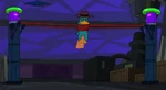 Agent P trapped by the Double Dutch machine