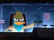 Perry puts the ship into hyperspace.