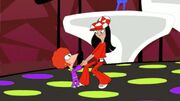 Stacy and Phineas dancing