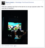 Danny Jacob confirming the special.