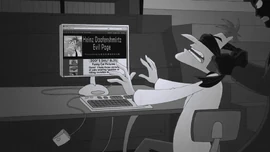 Doofenhsmirtz bị bắt cóc trong khi đang đọc blog của ông.