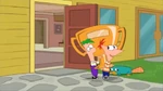 "Yeah, did you like it?" (Phineas was actually referring to the car race.)