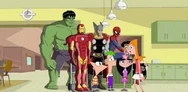 Phineas and Ferb-Mission-Marvel 2.jpg (52 KB) "Superheroes in...our...kitchen?!"
