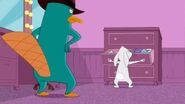 Perry catches Dennis snooping around.