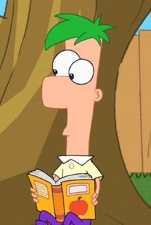 Ferb reads