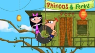 Phineas Invities Isabella to their tree house.