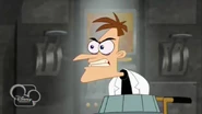 Doofenshmirtz points out that Mystery is to blame for his problems with Peter, not himself.