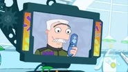 Monogram takes a picture of Perry.