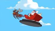 Santa makes a "summer run."