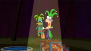The Amazing Semi-aquatic Perry (aided by Ferb).