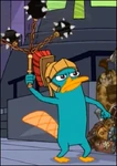 Perry in his new armor