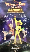 The poster received by winners of the Lil Nas X CATU merch giveaway (signed by Dan Povenmire, Swampy, and Lil Nas X)