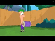 ....Using Ferb's pants....
