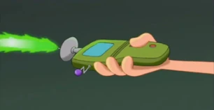 The remote control being used by Phineas.