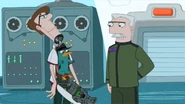 ...Perry will pilot the robot in his place.