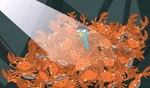 Agent P inside the Crab Containment area