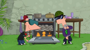 "Hot stones!"