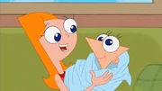 Phineas in den Armen seiner Schwester Candace'"`UNIQ--ref-0000000B-QINU`"'