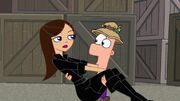 Ferb catches Vanessa