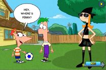 "Hey, where's Perry?"