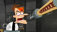 Doofenshmirtz becoming more annoyed by this