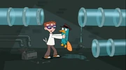 Carl se desculpando com Perry