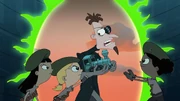 Doofenshmirtz é levado à custódia.