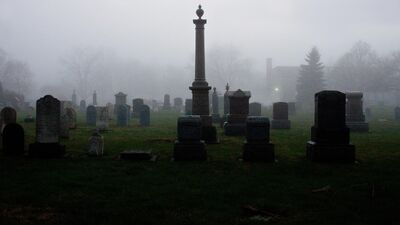 A cemetery