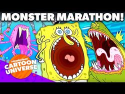 SpongeBob's SCARIEST Monsters Marathon! 👻🎃 - Nickelodeon Cartoon Universe