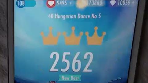 HIGH SCORE - Hungarian Dance No.5 - 2562 - Piano Tiles 2