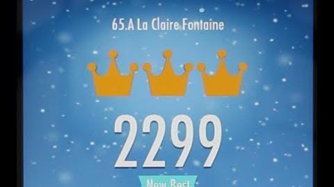 Piano Tiles 2 A La Claire Fontaine High Score 2299 Piano Tiles 2 Song 65
