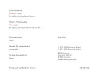 Gidon Kremer Piano Trios (ECM 2202) CB 1000