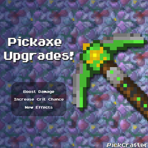 Pickaxe upgrades info