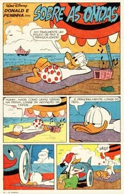 Première planche de la première histoire Disney de Verci de Mello.