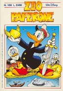 Couverture du Zio Paperone italien n°108 dessinée par Marco Rota.