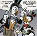 Lord Quackett subtilise l'invitation du duc de la Haute