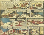 « Les Malheurs d’Annie » (« Little Annie Rooney » en version originale, série créée en 1927 par Brandon Walsh) se réfugient dans le journal de 1934 à 1938, avant de revenir en 1952.