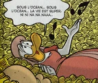 Daisyphélie a perdu l'esprit et chante Sous l'océan.