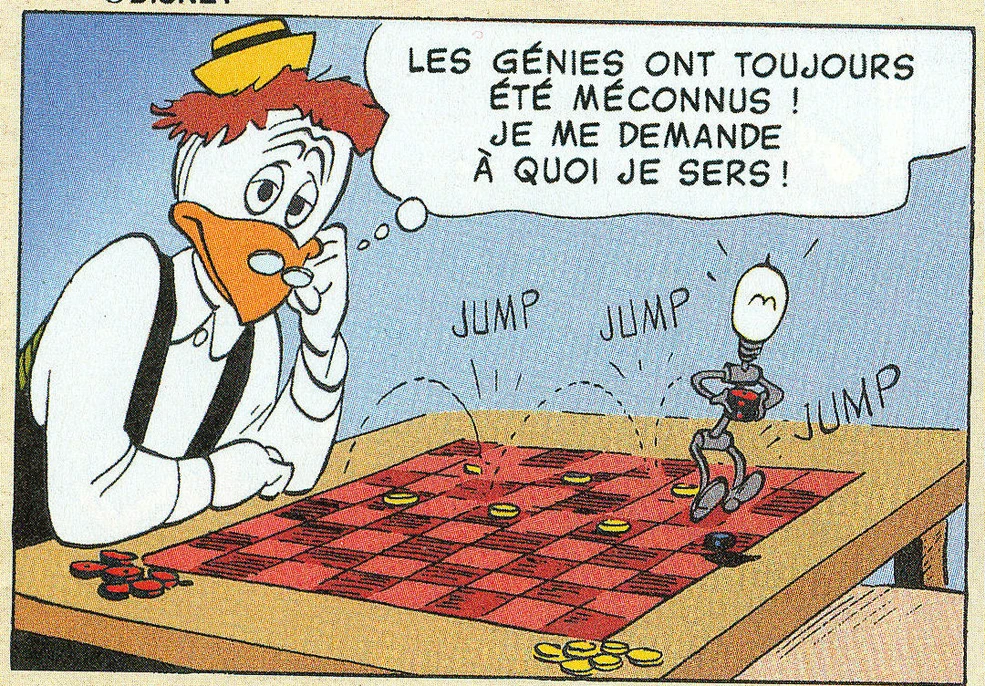 Figurine RARE La Bande à Picsou – Geo Trouvetou (Gyro Gearloose) – RWS Mobilo