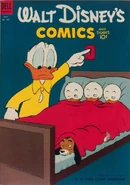 Couverture du comic book Walt Disney's Comics and Stories n°166 dessinée par Carl Barks, où est parue pour la première fois l'histoire.