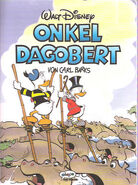 Couverture du magazine allemand Barks Library Special Onkel Dagobert no33 reprenant une case de l'histoire dessinée par Carl Barks.