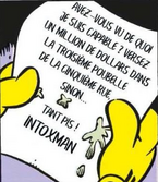 La demande de rançon d'Intoxman