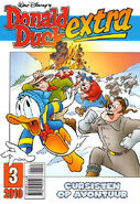 Couverture de la revue néerlandaise Donald Duck Extra n°2010-03 du 2 mars 2010 illustrant ce récit. Elle est dessinée par Maximino Tortajada Aguilar et encrée par le studio Comicup.