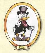 1902;2.jpg (29 kio) Picsou, tel qu'il était en 1902, au moment de l'histoire, selon Don Rosa.