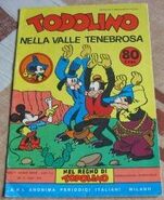 Couverture du Nel regno di Topolino (apocrifo) no4, reprenant une case de l'histoire.