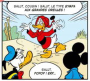 Popop rejoint Donald et Mickey