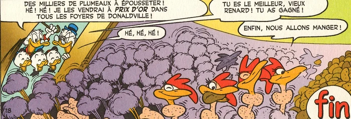 Dernière case de l'histoire où l'on aperçoit tous les pique-poukas !